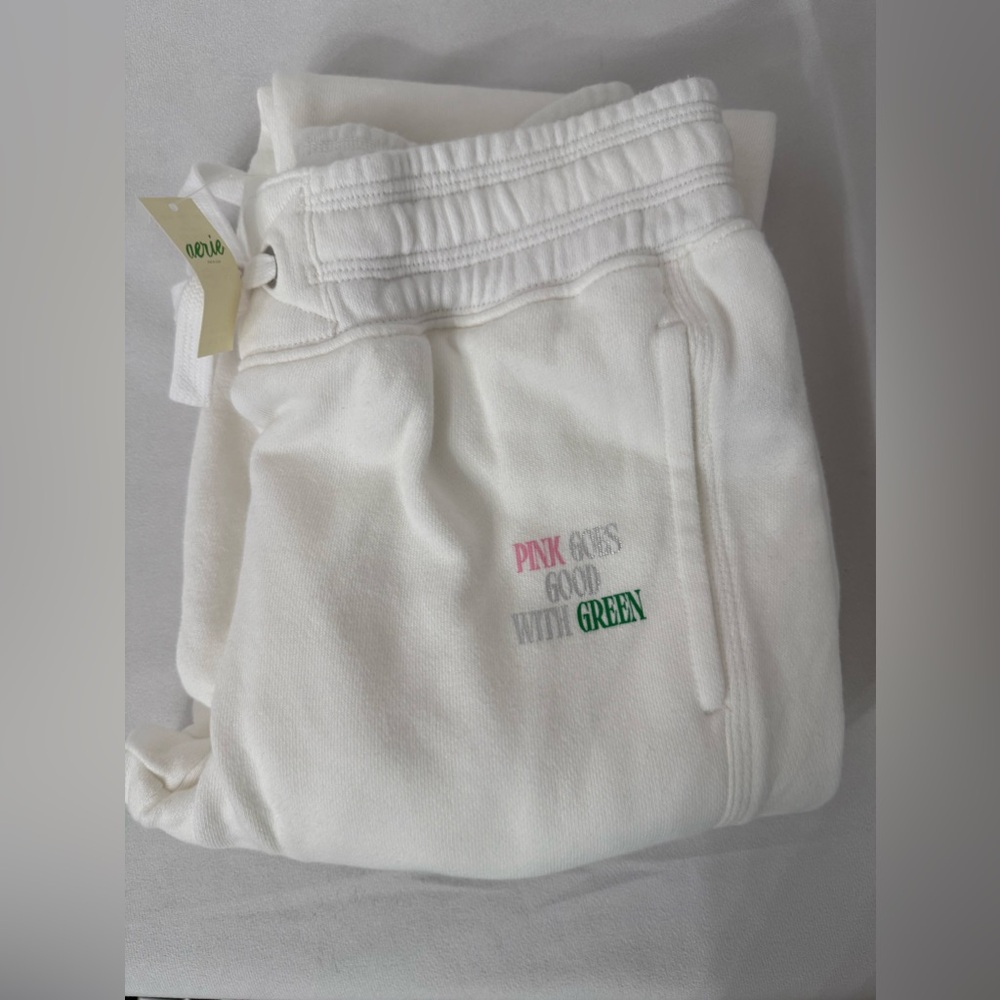 Aerie x Wicked Big Chill Jogger White XS